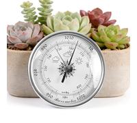 Baromètre météorologique - Manomètre mécanique - Outil de prévision des tendances de tempête - Système de lecture pour l'intérieur et l'extérieur - Cadre en métal - Porte de chambre, jardin