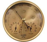 Baromètre, Station météo 3 en 1 à suspendre au mur, hygromètre, thermomètre et baromètre cadran de 5,2 pouces
