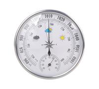 Baromètres et thermomètres mécaniques de haute précision 2 en 1 en métal pour thermomètres d'intérieur Adventure