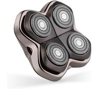 Baron PRO 4 - Lame de Rasoir électrique Électrique pour Homme, Idéal Tête Chauve et Rasage Précis