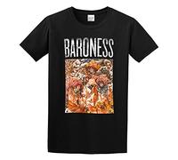 Baroness Gold and Grey Mens Cotton Tshirt Size XXL