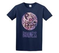 Baroness Gold and Grey Mens Cotton Tshirt Size XXL