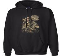 Baroness Live at Maida Vale Hoody Unisex Ptinted Hoodies Long Sleeve Men's Hooded with Pocket Black L