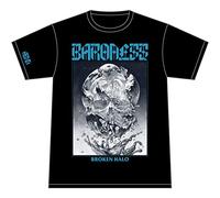 Baroness - T-Shirt # M Unisex Black # Broken Halo [Import]