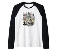 Barong Bali Culture Balinaise Cadeau pour Amoureux de l'île des Dieux Manche Raglan