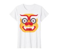 Barong Masque de Lion mythologie balinaise Roi des Esprits T-Shirt Graphique avec Valeur