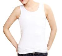 BaronHong Chest Corset Binder été Débardeurs pour Tomboy Lesbiennes (Blanc, M)