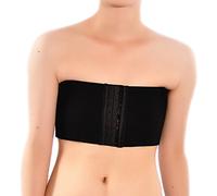 BaronHong Cosplay Femmes Lesbiennes Tomboy Bande élastique sans Bretelles Poitrine Manches Sein Wrap (Noir, L)