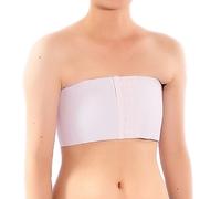 BaronHong Cosplay Femmes Lesbiennes Tomboy Bande élastique sans Bretelles Poitrine Manches Wrap Poitrine (Blanc, S)
