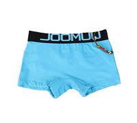BaronHong Cotton Wide Boyshort Lot de 3 Boxers pour Tomboy Trans Lesbienne (Bleu, L)