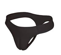 BaronHong Crossdresser Transvestite Hommes Cachés Gaff Panty Shaping Slip String (Noir-Thong, L)