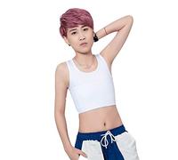 BaronHong Femmes Trans Coffre Poitrine Binder Pullover Tomboy Soutien-Gorge Sport (Blanc, 2XL)