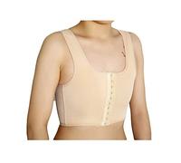 BaronHong Front 3 Row Hook élastique Respirant Binder Tomboy Trans Lesbiennes (Nue, XL)