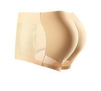 BaronHong Hommes sous-Vêtements Rembourrés Slips Boxers Hommes Butt Booster Hip Enhancer 1.5 cm Épaisseur Pads (Nude, 2XL)