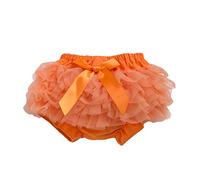 BaronHong Jupe Tutu Souple pour bébé Fille (Jogging) de 0 à 24 Mois (Orange, XL)
