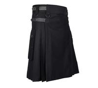 BaronHong Kilt utilitaire tartan pour homme avec sangles et grandes poches cargo, personnalisable, XXL