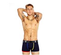 BaronHong Men 's Underwear Briefs sous-vêtement Doux en Coton Multicolore Taille Basse (Deepblue, M)