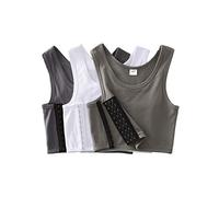 BaronHong Poitrine Binder Maille Élastique Respirant Shapewear pour Tomboy Trans Lesbian (3-pack, 2XL)