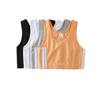 BaronHong Poitrine Binder Mesh Respirant Élastique Shapewear pour Tomboy Trans Lesbian (4-pack, 4XL)