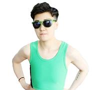 BaronHong, Reliure de Coffre à Mailles Multicolore colorée pour Tomboy Trans, Lesbienne (Vert, XL)