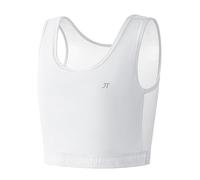 BaronHong Soutien-gorge de compression sans fil avec soutien moyen et couverture complète, Blanc., XL