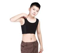 BaronHong Strong Bind Bench Box Bind Elastic Strong pour Tomboy Trans Lesbienne (Noir, L)