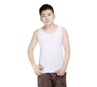 BaronHong T-Shirt Type homosexuel Corset de Coton Gilet Long sous-vêtement Poitrine Plate, à Porter à l'extérieur