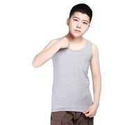 BaronHong T-Shirt Type homosexuel Corset de Coton Gilet Long sous-vêtement Poitrine Plate, à Porter à l'extérieur
