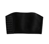 BaronHong Tomboy Trans Reliure sans Bretelles pour Poitrine sans Lesbiennes Empêcher la Conception du Slip de Mamelon (Noir, XL)