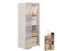 Baroni Home Armoire en tissu pliable, gain de place, grande capacité, design résistant, pour chambre, appartement (hauteur 155 cm/125 cm, cinq couches)
