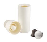 Baroni Home Ouvre-capsule pour capsules compatibles, séparateur de recyclage pour capsules de café en aluminium écologique, accessoire écologique pour stations de café, 5x4x17 cm (Blanc)