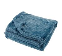 Baroni Home Plaid Polaire en Microfibre de Polyester, Couverture Chaude pour Canapé et Lit, Douce et Confortable, Idéal pour Cadeau (Octane, 150x200cm)