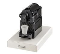 Baroni Home Porte-Capsules de Café Professionnel à 1 Tiroir, Porte-Capsules avec Compartiments, Organisateur pour Cafétéria avec Tiroirs, Blanc.