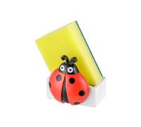 Baroni Home Porte-éponge de cuisine, porte-éponge pour évier de cuisine, fantaisie (coccinelle)
