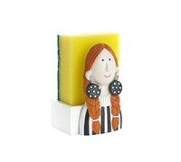 Baroni Home Porte-éponge de cuisine pour évier, porte-éponge pour évier de cuisine, fantaisie (Pop Girl)