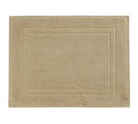 Baroni Home Tapis de bain en coton, tapis de bain décoré, absorbant, 45 x 60 cm (45 x 60 cm, Ecru)