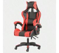 Baroni Toys Gaming Chair Chaise de Bureau avec AppuiTête et réglables Ergonomique avec Support Lombaire Hauteur réglable 50x55x117 cm Rouge FAUTEUIL DE JEU ERGONOMIQUE - Revêtu de cuir synthétique, le