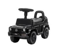 Baroni Toys Suv Mercedes Ride-On Voiture Pousser et Aller pour Enfants 1-4 Ans, Phares LED, Sons Réalistes, Roues antidérapantes, Compartiment de rangement, 69,5 x 29 x 43 cm Noir