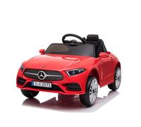 Baroni Toys Voiture Électrique pour Enfants Mercedes AMG BabyCar Électrique Tout Équipée, Voiture Télécommandée avec Siège en Plastique et Portes Ouvrantes (Rouge)
