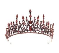 Baroque Bridal Crown - Elegant Princess Wedding Accessory In European & American Style, One Size, Bois d'agar, Aucune pierre précieuse.