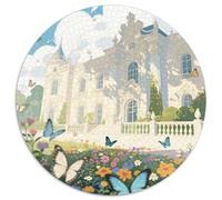 Baroque Castle Puzzle 1000 Pieces Cadeau Unique Building Jeu Éducatif Challenge Toy À De Qualité Supérieure Peinture Art pour Adultes Enfants 1000pcs (67.5x67.5cm)
