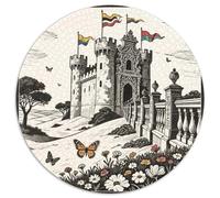 Baroque Castle Puzzle 1000 Pièces Educa Jouet en Bois Cadeau Unique Décoration Intérieure Building Jeu Éducatif Challenge Toy Adultes & Enfants des 14 Ans 1000pcs (67.5x67.5cm)