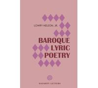 Baroque Lyric Poetry