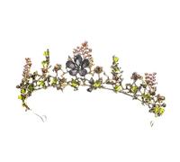 Baroque Retro Alloy & Pearl - Elegant Bridal Headband For Special Occasions, One Size, Agar