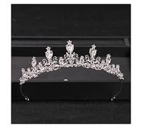 Baroque Rhingestone Crystal Crown and Tiara Bridal Hair Bijoux Headry Party Tiaras Crowns for Women Wedding Hair Accessories Tiara
