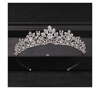 Baroque Rhingestone Crystal Crown and Tiara Bridal Hair Bijoux Headry Party Tiaras Crowns for Women Wedding Hair Accessories Tiara