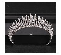 Baroque Rhingestone Crystal Crown and Tiara Bridal Hair Bijoux Headry Party Tiaras Crowns for Women Wedding Hair Accessories Tiara