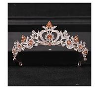 Baroque Rhingestone Crystal Crown and Tiara Bridal Hair Bijoux Headry Party Tiaras Crowns for Women Wedding Hair Accessories Tiara