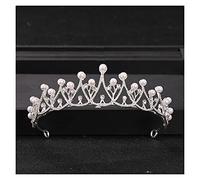 Baroque Rhingestone Crystal Crown and Tiara Bridal Hair Bijoux Headry Party Tiaras Crowns for Women Wedding Hair Accessories Tiara