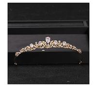 Baroque Rhingestone Crystal Crown and Tiara Bridal Hair Bijoux Headry Party Tiaras Crowns for Women Wedding Hair Accessories Tiara